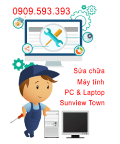 Sửa chữa máy tính tại Sunview Town