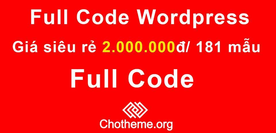 181 Theme Wordpress trên ChoTheme.org